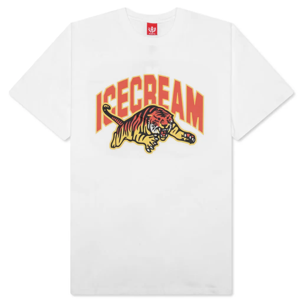 Tiger S/S Tee - White