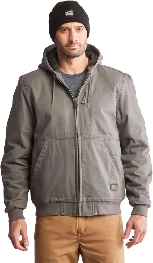 Timberland PRO Men's Gritman Lined Canvas Hooded Jacket
