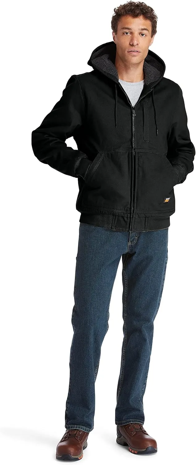 Timberland PRO Men's Gritman Lined Canvas Hooded Jacket