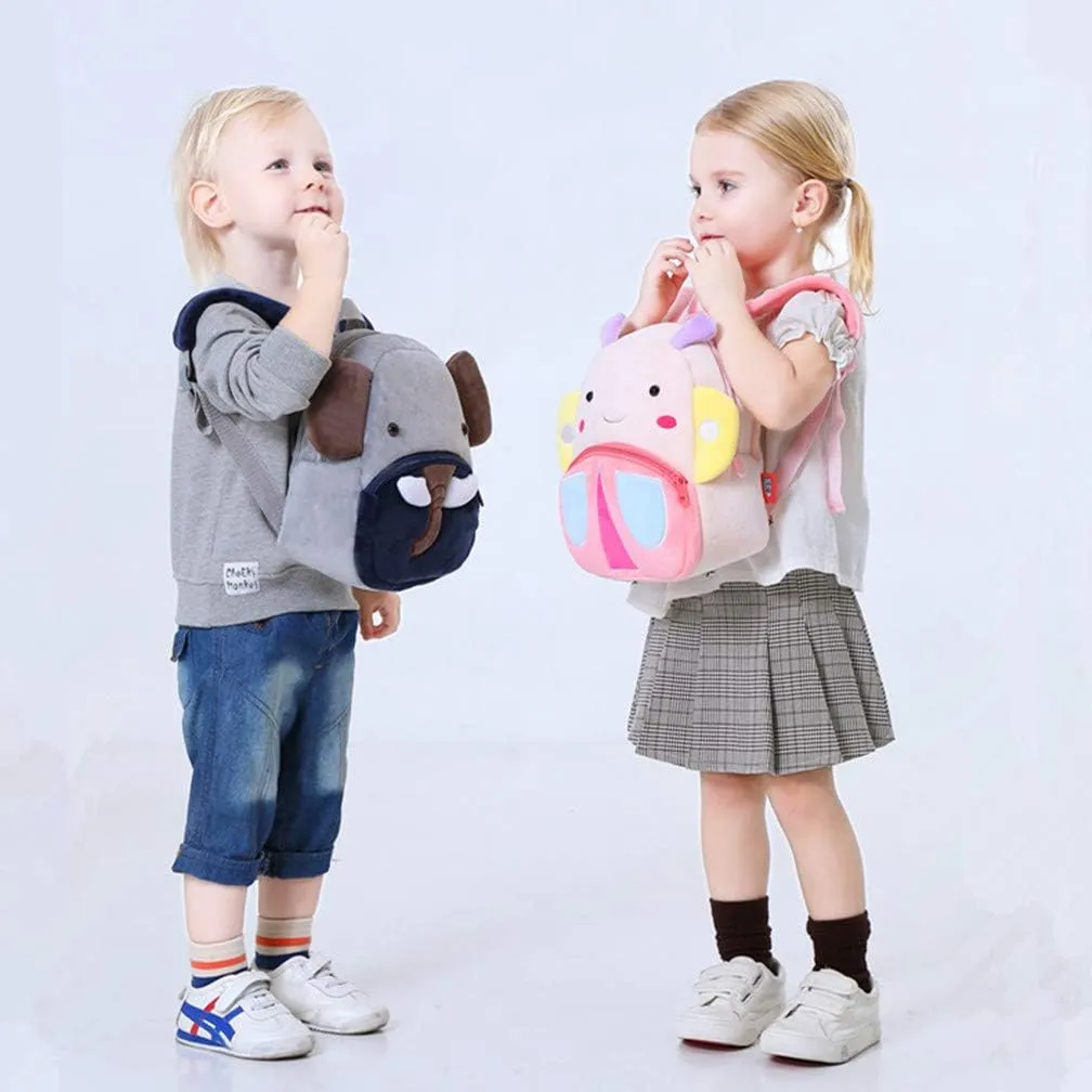 Toddler Backpack Zoo Plush Mini Daypack Animal Cartoon Travel Bag for Baby Girl Boy