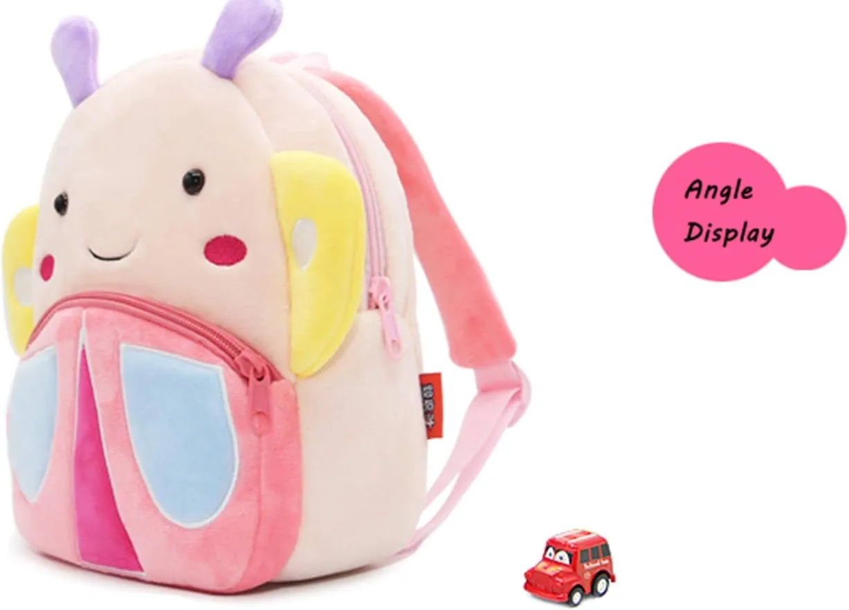 Toddler Backpack Zoo Plush Mini Daypack Animal Cartoon Travel Bag for Baby Girl Boy