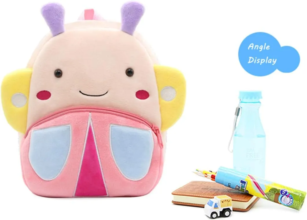 Toddler Backpack Zoo Plush Mini Daypack Animal Cartoon Travel Bag for Baby Girl Boy