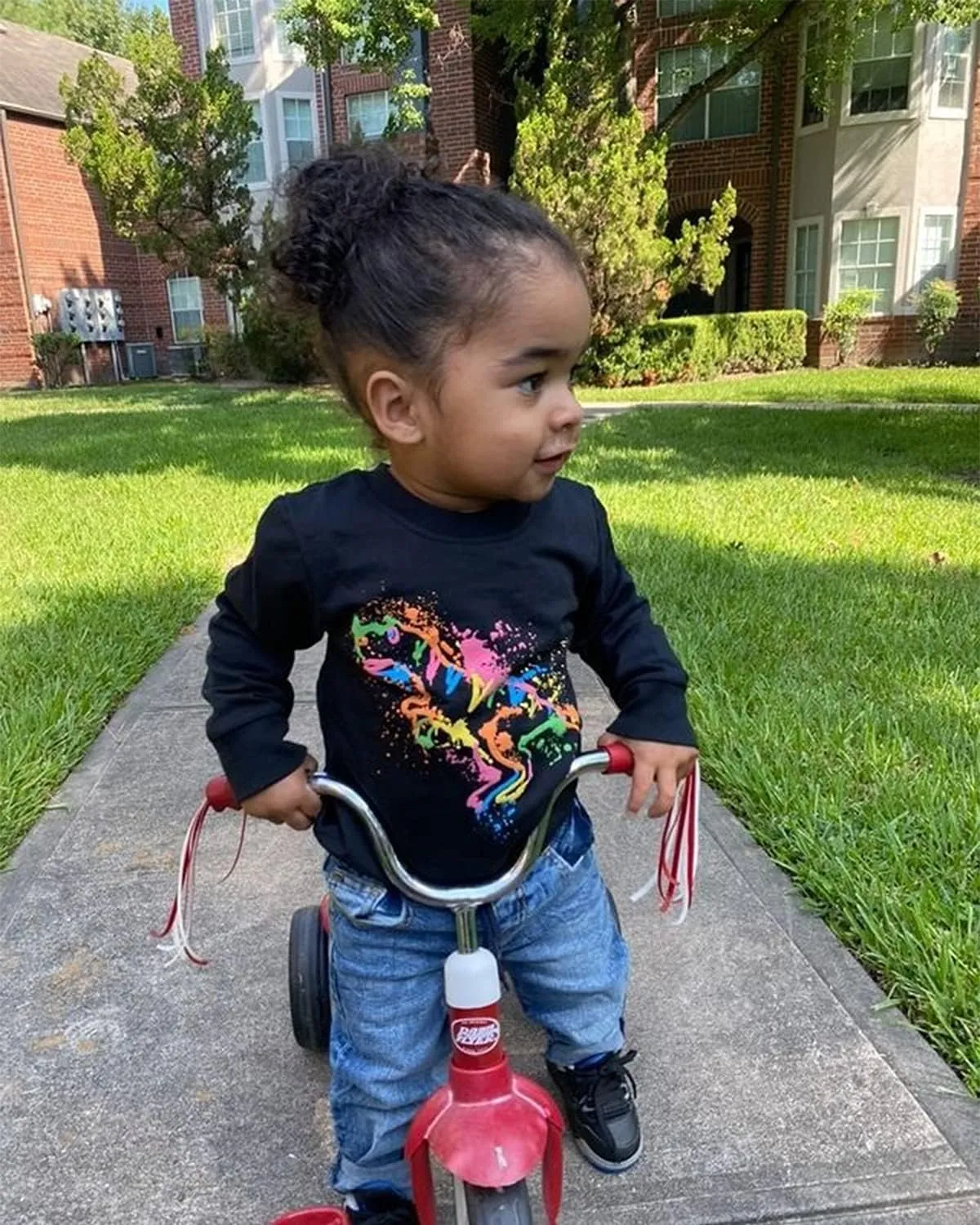 Toddler Boy Cotton Crewneck Long Sleeve Sweatshirt Christmas Clothing 2-7T