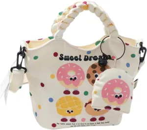 Tote Bag for Women Cartoon Character Shoulder Bag Best Friend Matching Bags