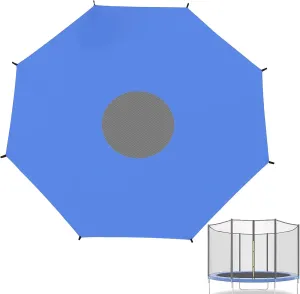 Trampoline Shade Cover Sun-Protection Anti-UV Trampolines Sunshade Canopy Accessories, Easy to Install for Outdoor Backyard Playground