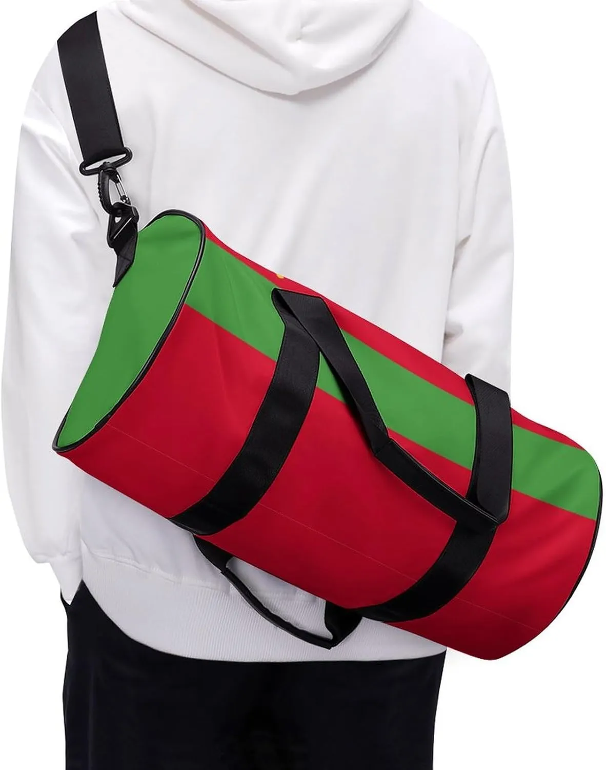 Transnistria Flag Gym Duffle Bag for Boys Girls with Wet Pocket Sports Weekender Travel Carry On