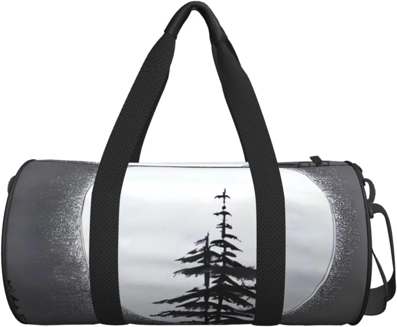 Travel Bag For Women,Moon Pine Tree Print Personal Item Duffle Bags,Weekend Travel Duffel Tote Bag,Travel Sport Gym Bag For Men,Airplane Travel Essentials For Flying