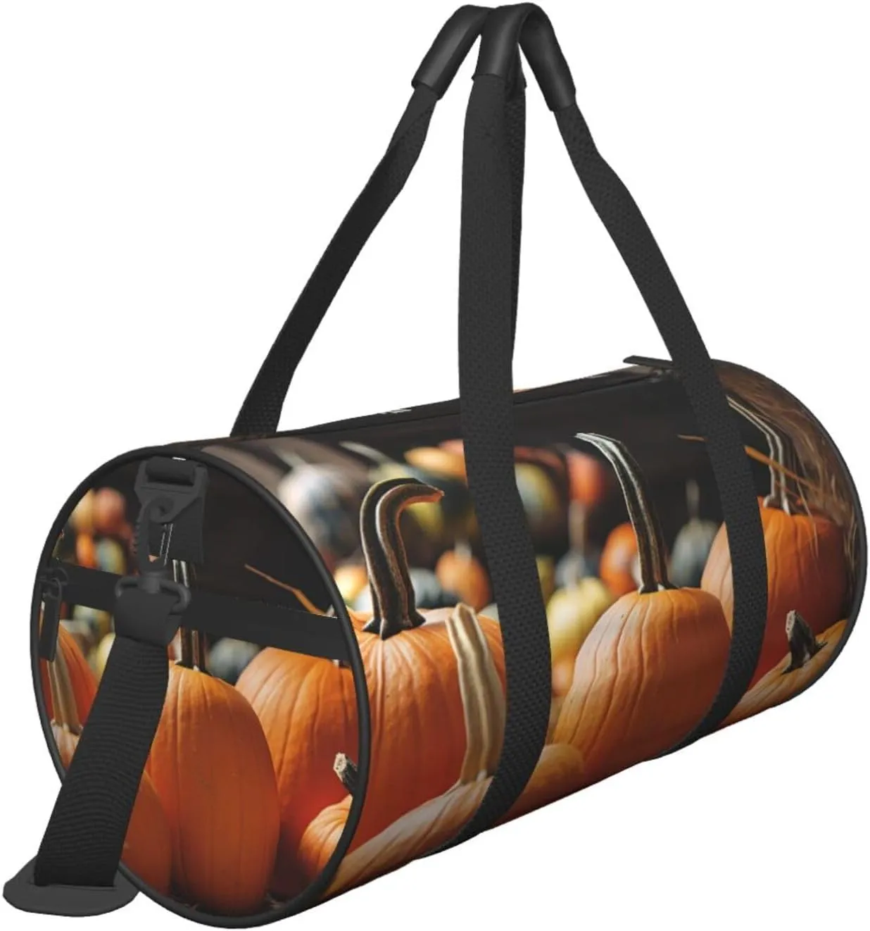 Travel Duffel Bag Fall Pumpkins Weekender Overnight Bag For Men Women Large Capacity Sports Gym Bag Canvas Carry On Tote Bags For Travel Yoga