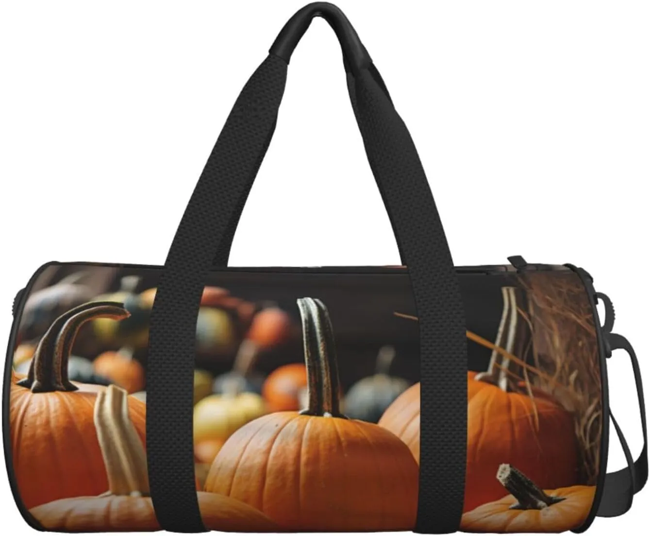 Travel Duffel Bag Fall Pumpkins Weekender Overnight Bag For Men Women Large Capacity Sports Gym Bag Canvas Carry On Tote Bags For Travel Yoga