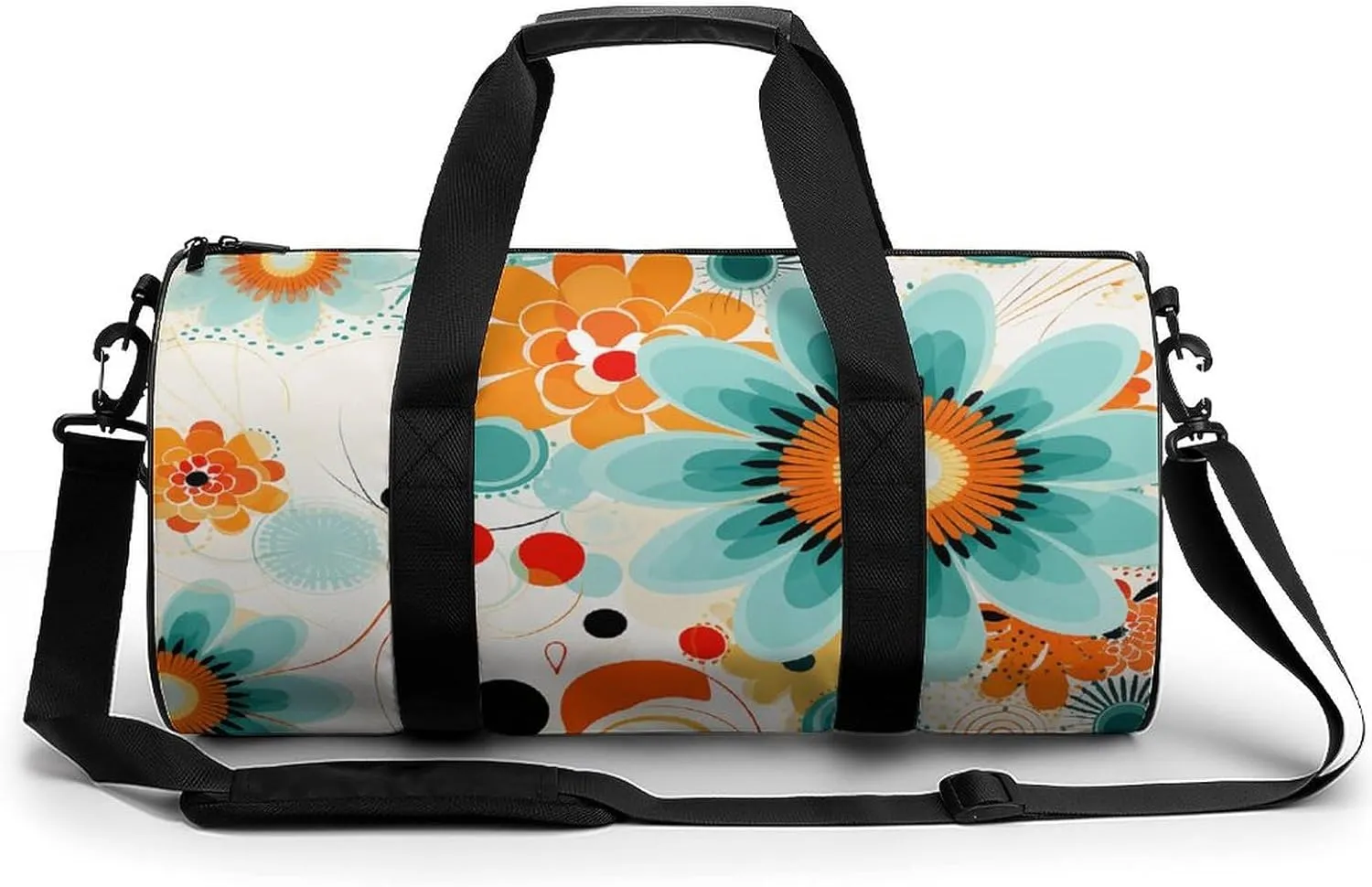 Travel Duffel Bag Weekender Bags for Men Women Large Capacity Overnight Bags Nature Style Pattern Travel Sports Gym Bag Canvas Carry On Tote Bags for Travel Yoga