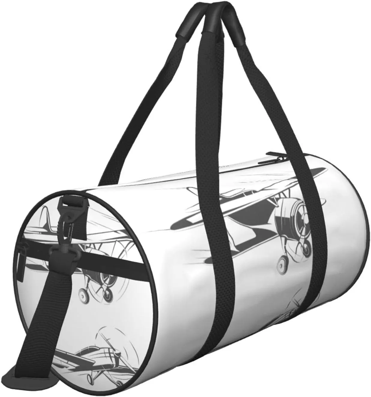 Travel Duffle Bag for Men Women, Plane Aircrafts Airplane Duffle Bags for Sport Gym Overnight Luggage