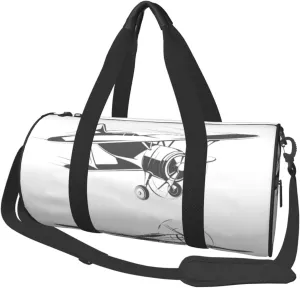 Travel Duffle Bag for Men Women, Plane Aircrafts Airplane Duffle Bags for Sport Gym Overnight Luggage