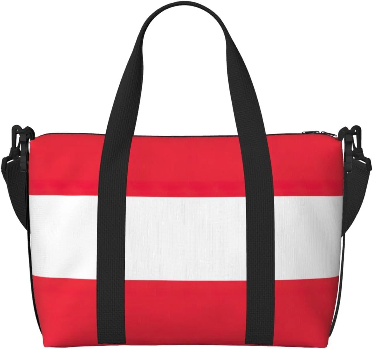 Travel Duffle Bag Weekender Bag Carry On Tote Bag Sport Gym Bag for Women Men Austrian flag Print