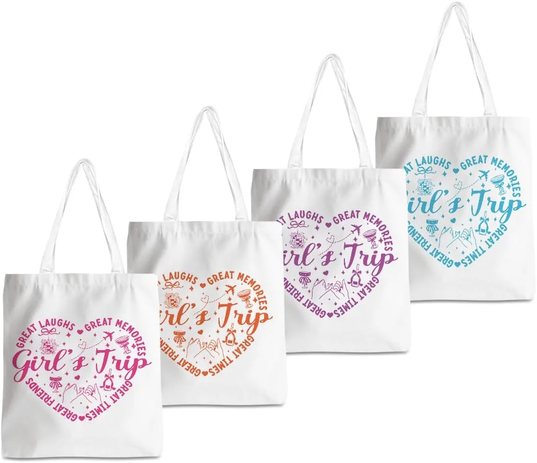 Travel Gifts, Weekend Vacation Trip Tote Bag, Weekender Bags for Women Friends, Friendship Gifts