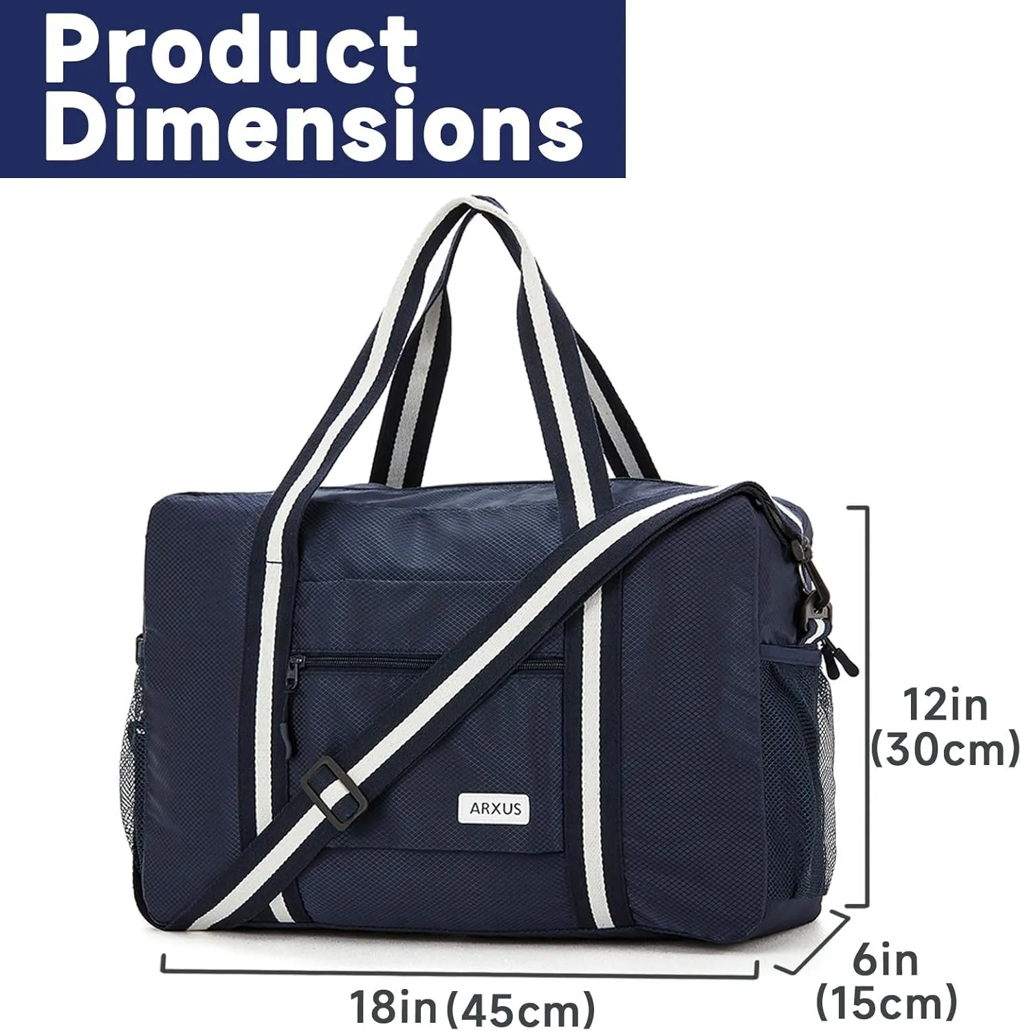 Travel Lightweight Waterproof Foldable Storage Carry Luggage Duffle Tote Bag