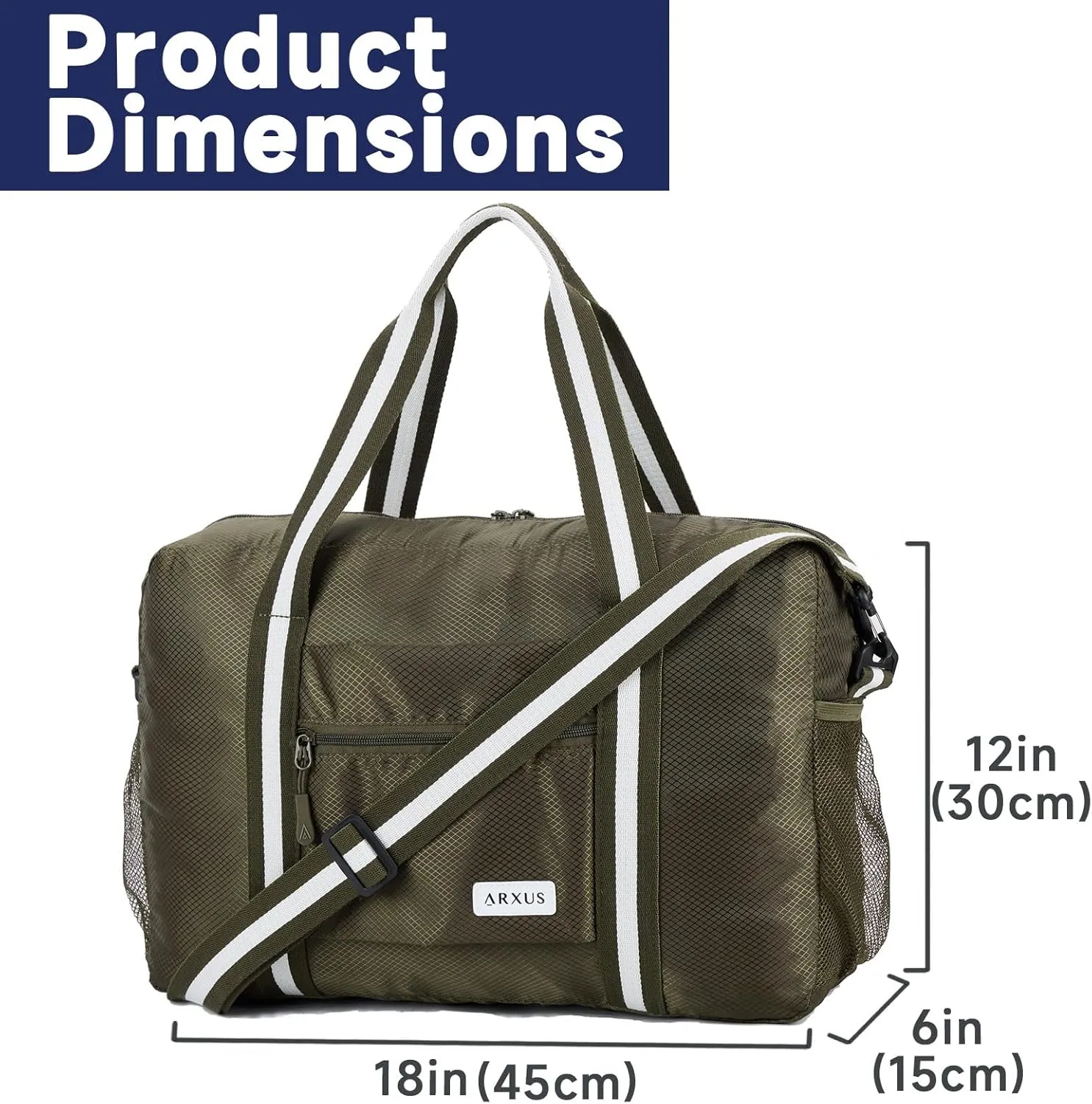 Travel Lightweight Waterproof Foldable Storage Carry Luggage Duffle Tote Bag