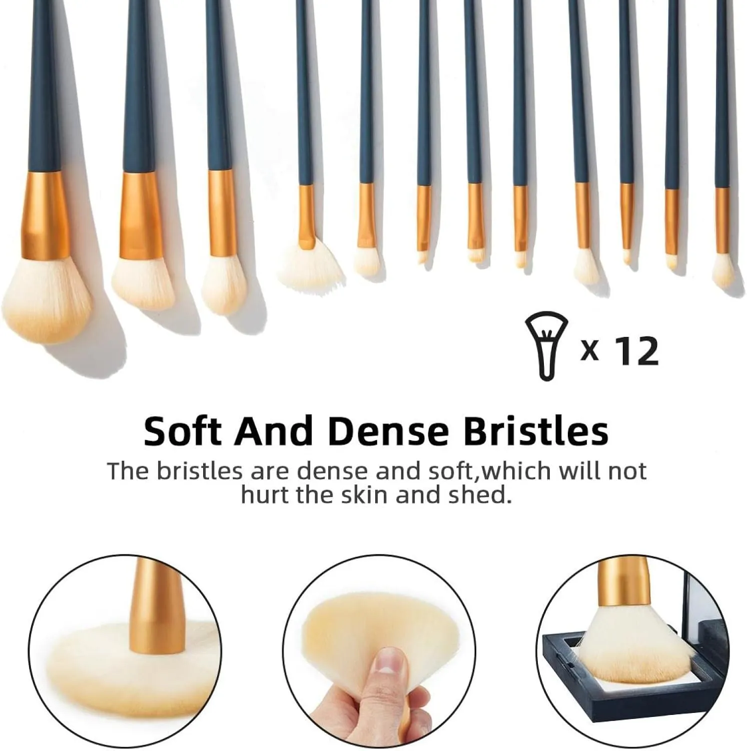 Travel Makeup Brush Holder, Large Stand-Up Makeup Brush Case, Professional Brush Organizer Foldable Makeup Artist Brush Storage Bag - Watercolor Peocock Retro