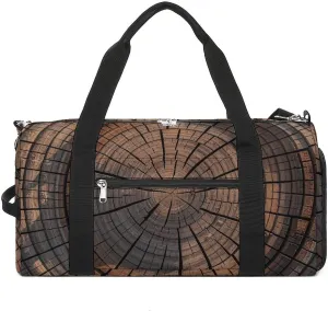 Tree Stump Gym Bag Sport Gym Tote Bag Lightweight Duffle Bag Carry On Weekender Bags for Women Men