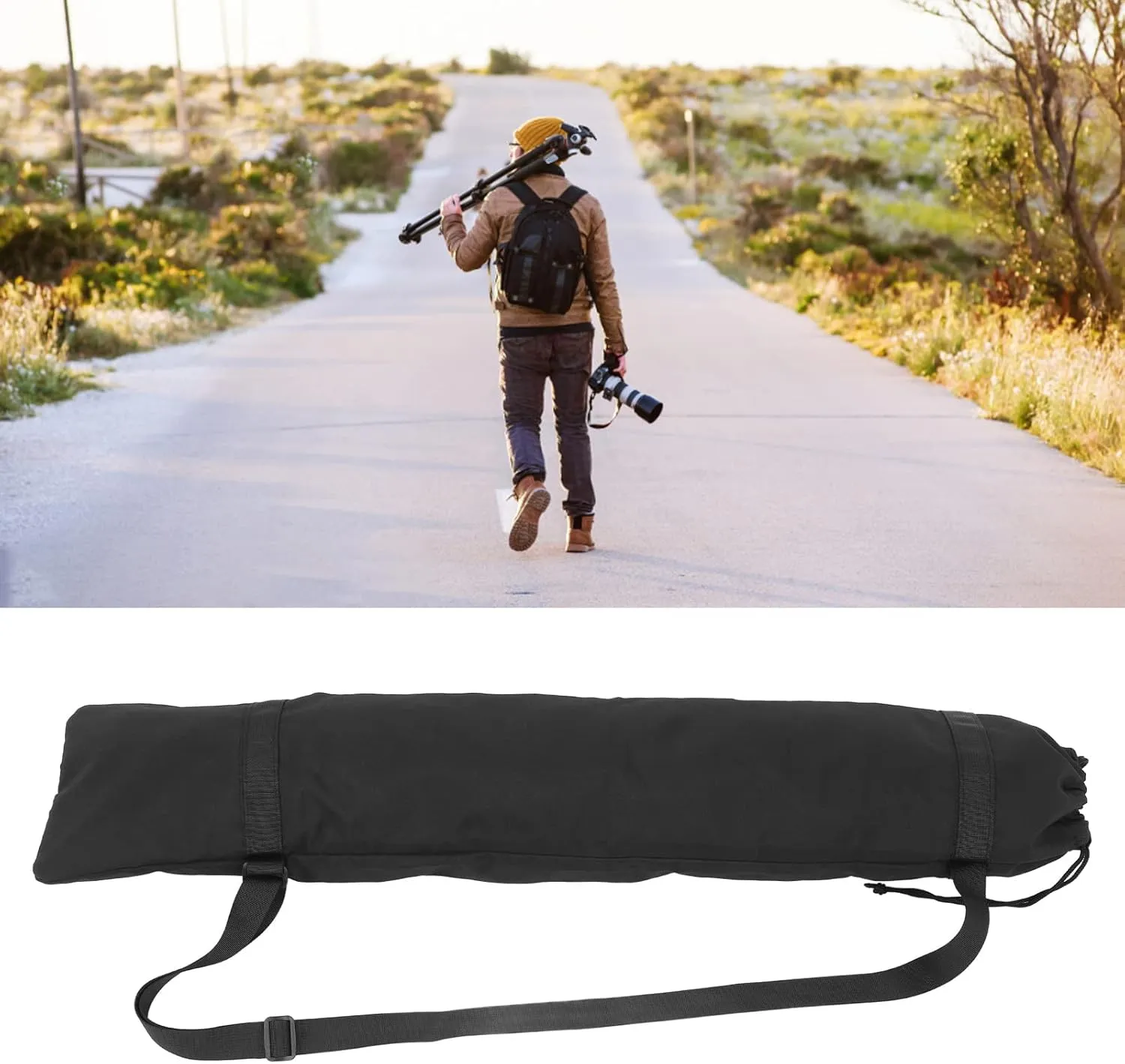 Tripod Carrying Bag,Other Accessory Packages and Accessories Universal Studio Light Stand Tripod Monopod Camera Case Carrying Bag with Shoulder StrapM(L 6.5KG)