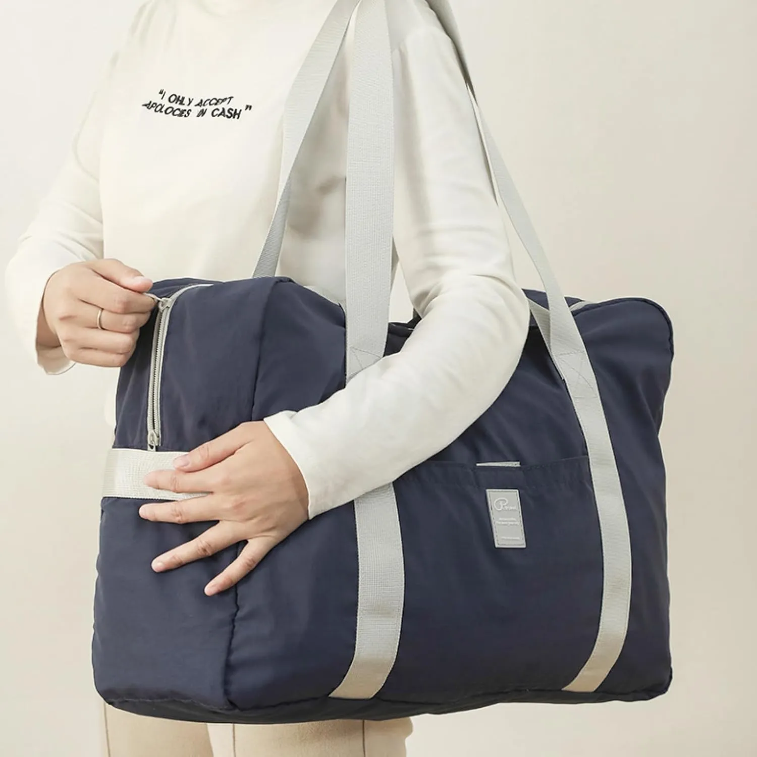 TRIWONDER Travel Duffel Bag Waterproof Weekender Carry On Tote Hospital Bag for Labor and Delivery Overnight Luggage Bag with Trolley Sleeve