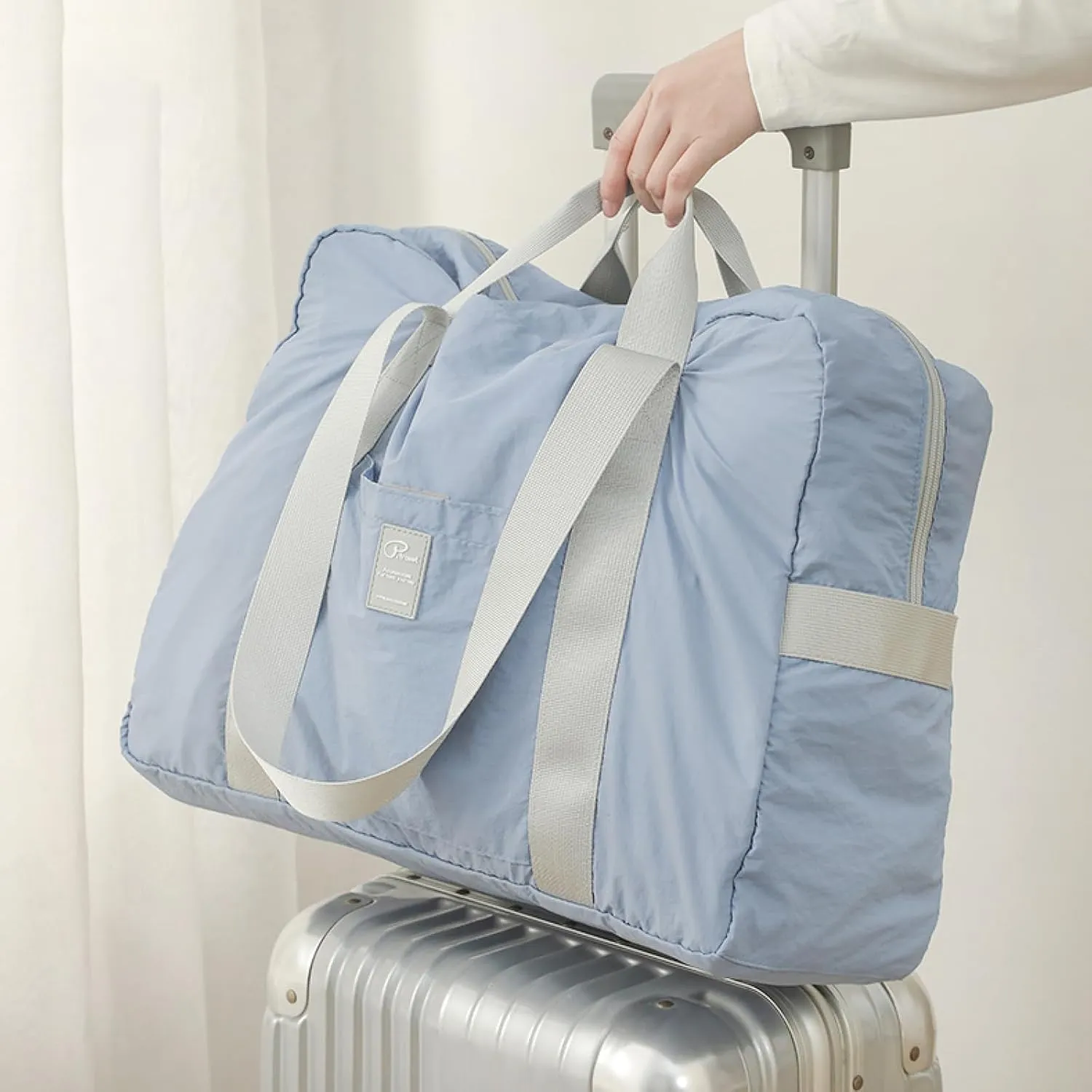TRIWONDER Travel Duffel Bag Waterproof Weekender Carry On Tote Hospital Bag for Labor and Delivery Overnight Luggage Bag with Trolley Sleeve