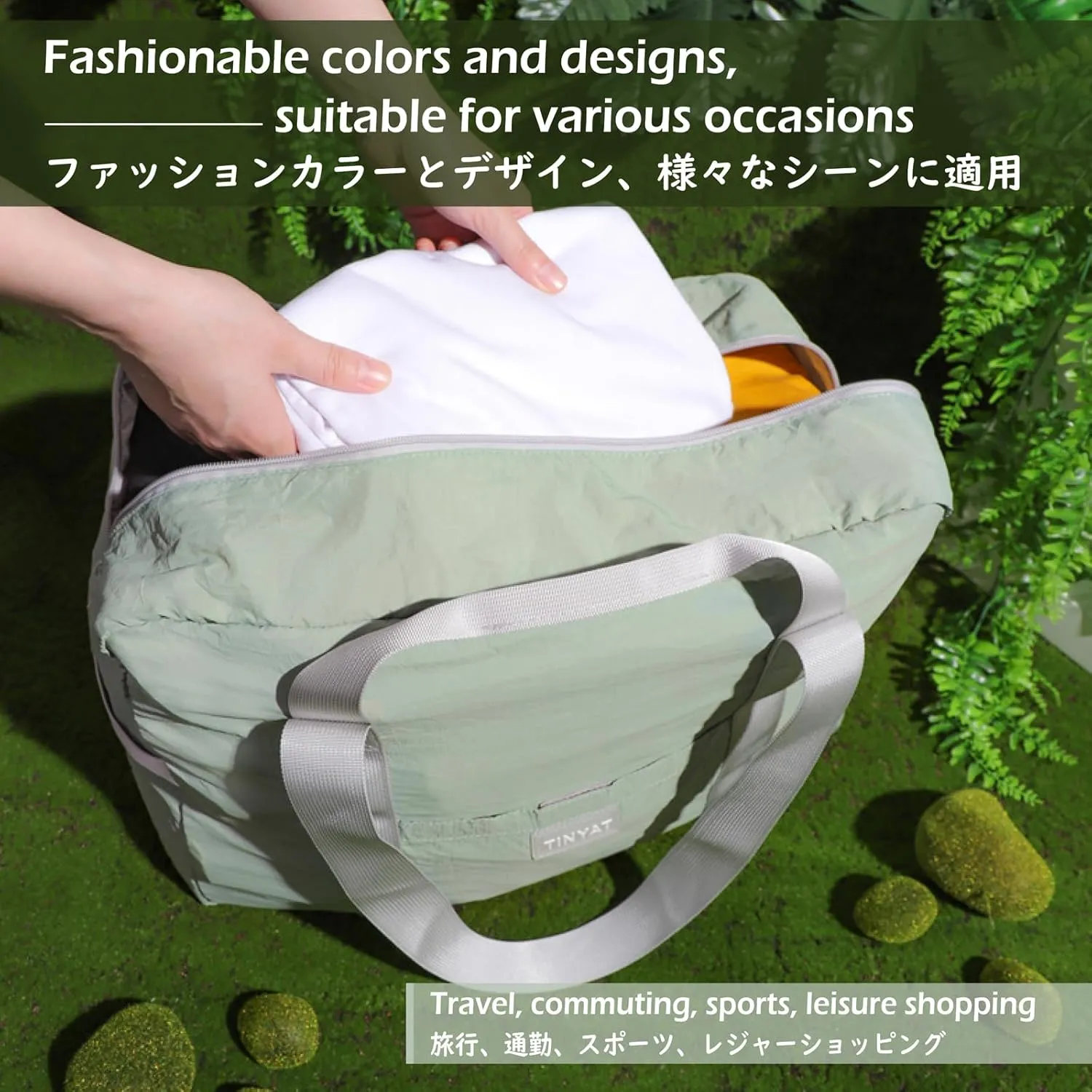TRIWONDER Travel Duffel Bag Waterproof Weekender Carry On Tote Hospital Bag for Labor and Delivery Overnight Luggage Bag with Trolley Sleeve
