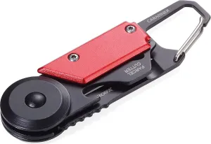 TROIKA Unisex – Adult's Egon Mini Tool, Red/Black, 86 x 25 x 10 mm