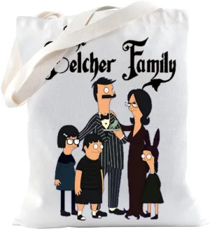 TSOTMO Bobs Cartoon Tote Bag for Fans TV Show Inspired Burgers Gift - Tina Linda