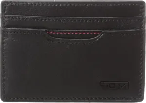 TUMI - Delta Money Clip Card Case Wallet - RFID Blocking Wallet for Men - Premium Leather - Pockets & Card Holder - 3" x 4" - Black