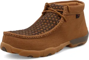 Twisted X Men's Work Chukka Driving Moc, Moc Toe Nano Toe with CellSole, Clay & Cocoa, 10 M