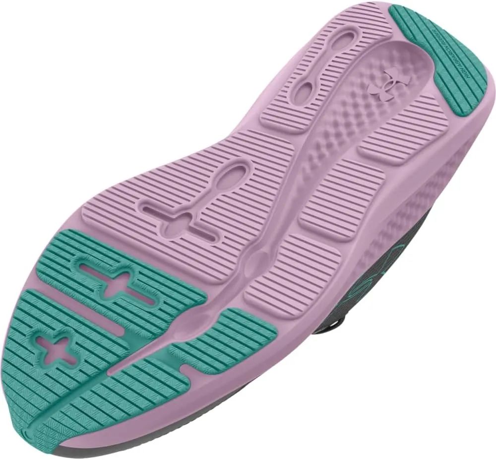 Under Armour Girls' Grade School Pursuit 3 Big Logo Running Shoe