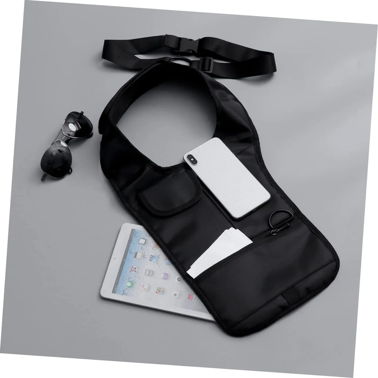 Underarm Pouch Shoulder Bag Secure Travel Purse Wallet and Phone Storage Stealthy Waterproof Nylon