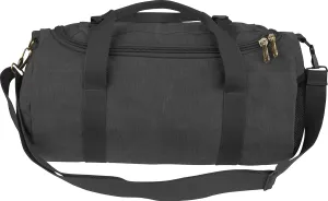 Unisex Canvas Travel Duffel Bag Overnight Weekend Bag (18" Length, Style #2 Black)