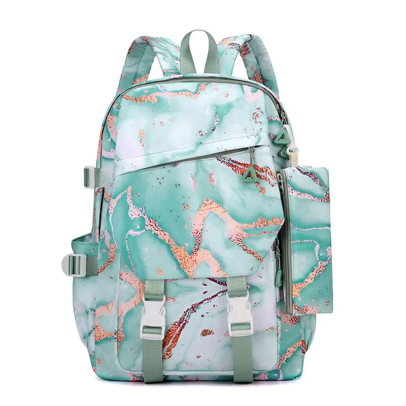 Unisex Nylon Waterproof School Backpack