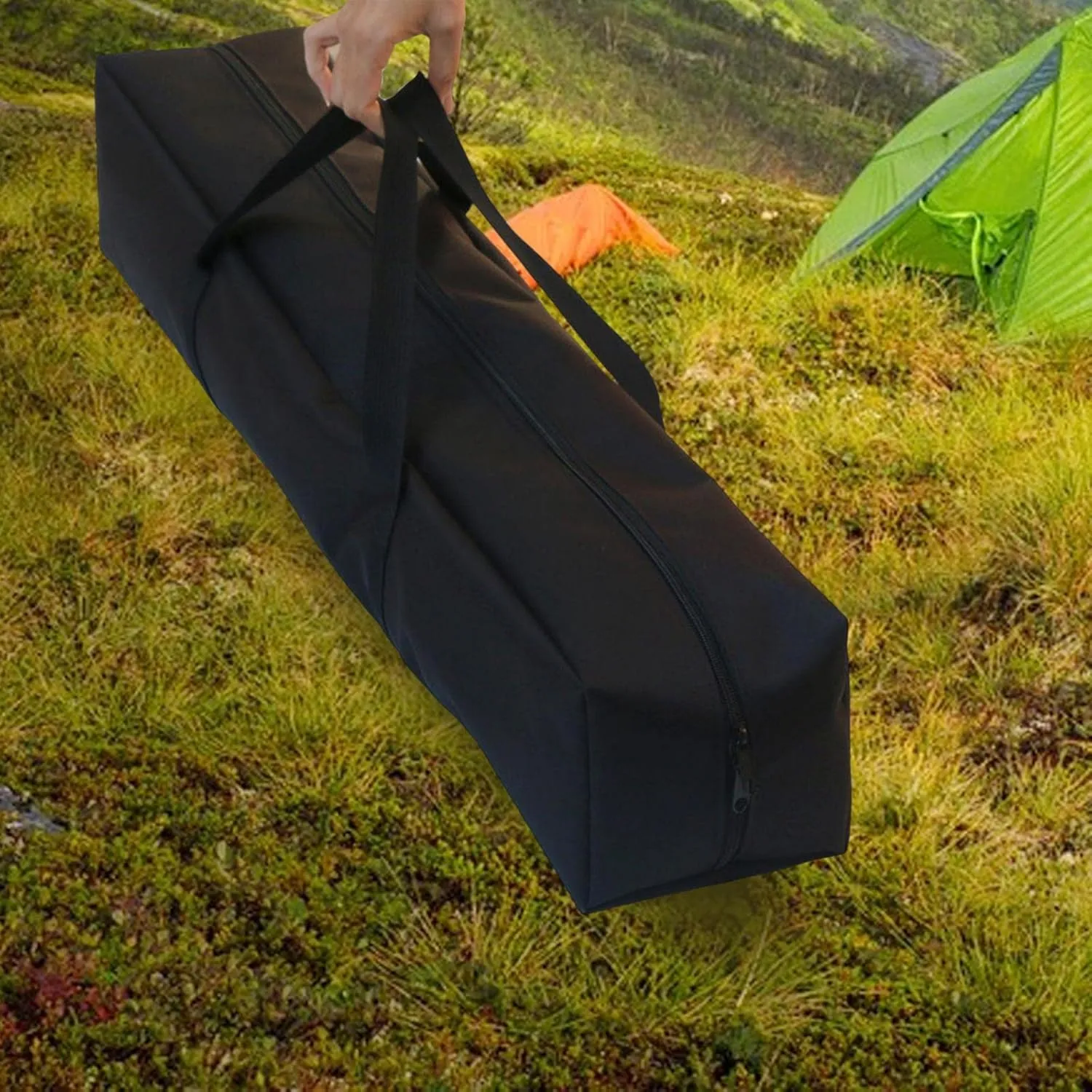 Universal Tent Pole Storage Bag Waterproof Oxford Cloth Pouch Tent Accessories Rod Container Oversize for Awning Frame Canopy Pole