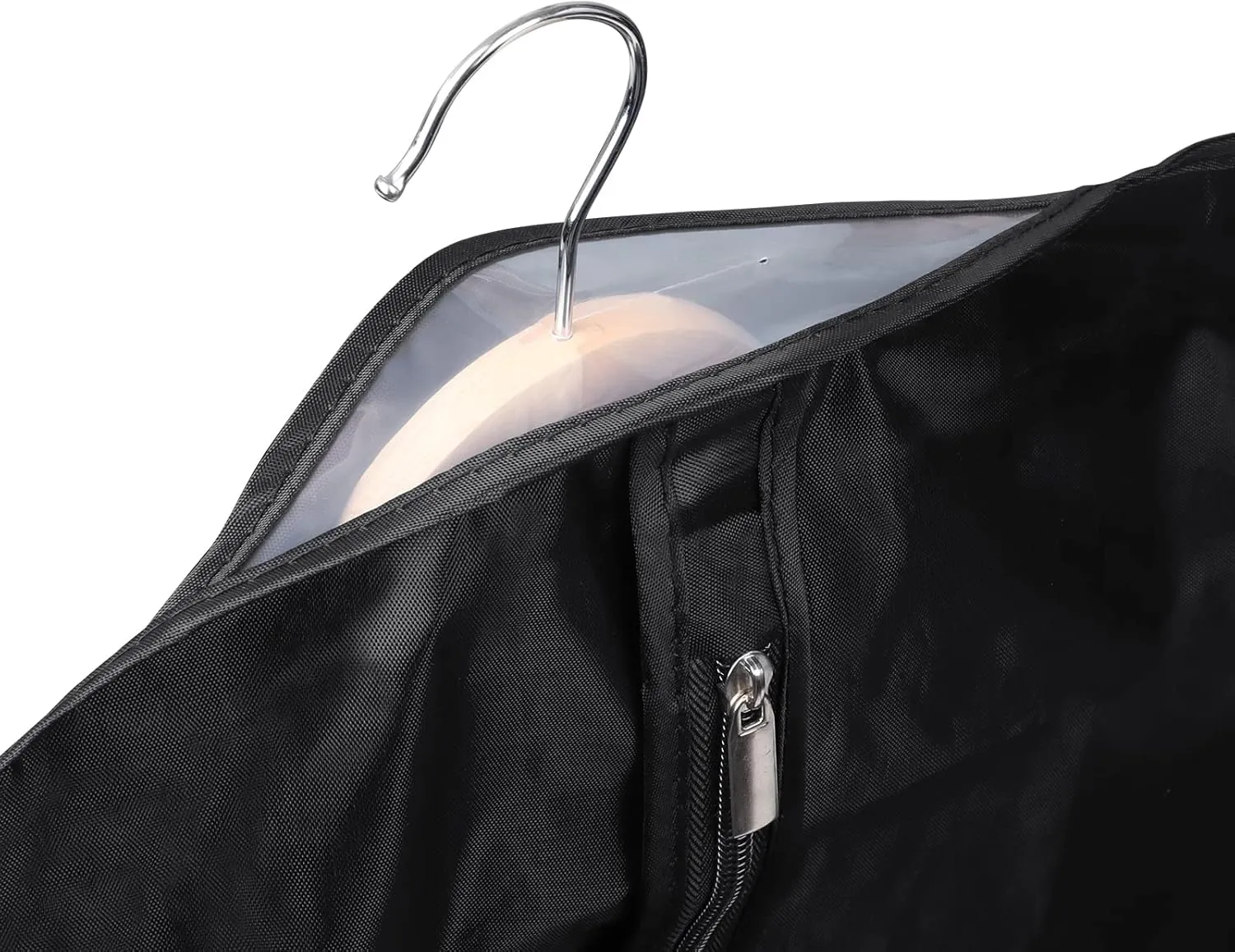 Univivi 16 Pack Suit Garment Bag for Men, 40-Inch Suit Cover Bag Garment Bag for Multiple Suits for Closet Storage with Clear Window for Suit Jacket, Skirt, Shirt and Coat, Black, UN0755