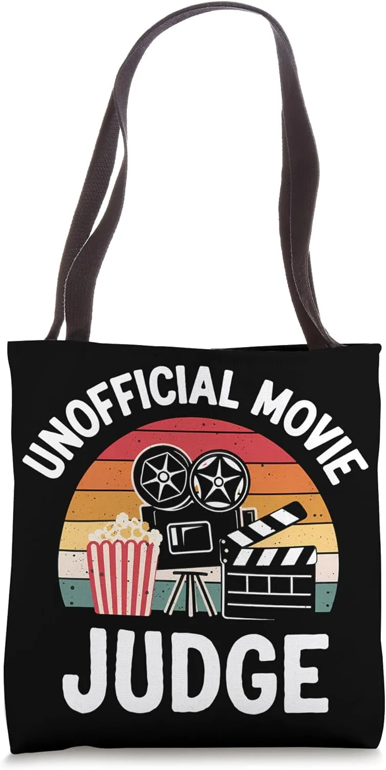 Unofficial Movie Judge Unpaid Movie Critic Film Review Tote Bag