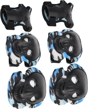 UPKOCH 1 Set Family Wolf Face Design Protective Gear Set for Skating Soccer Skateboard Bikes Riding Inline Skates