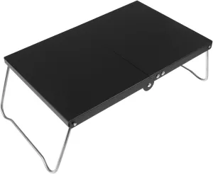 UPKOCH Lightweight Aluminum Folding Camping Table Portable Mini Picnic Desk for Outdoor Activities Hiking Fishing Beach Travel Compact Design for Easy Setup and Storage