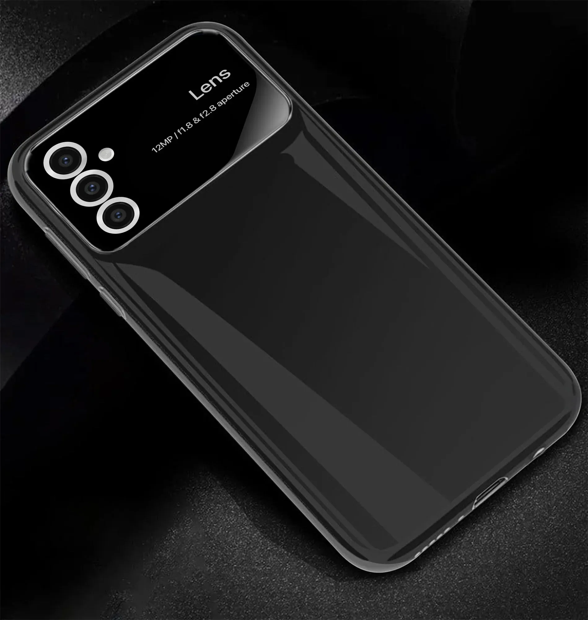 Vaku® Samsung Galaxy S23 FE Polarized Large Window Glass Camera Protector Dual Layer Shockproof Back Cover