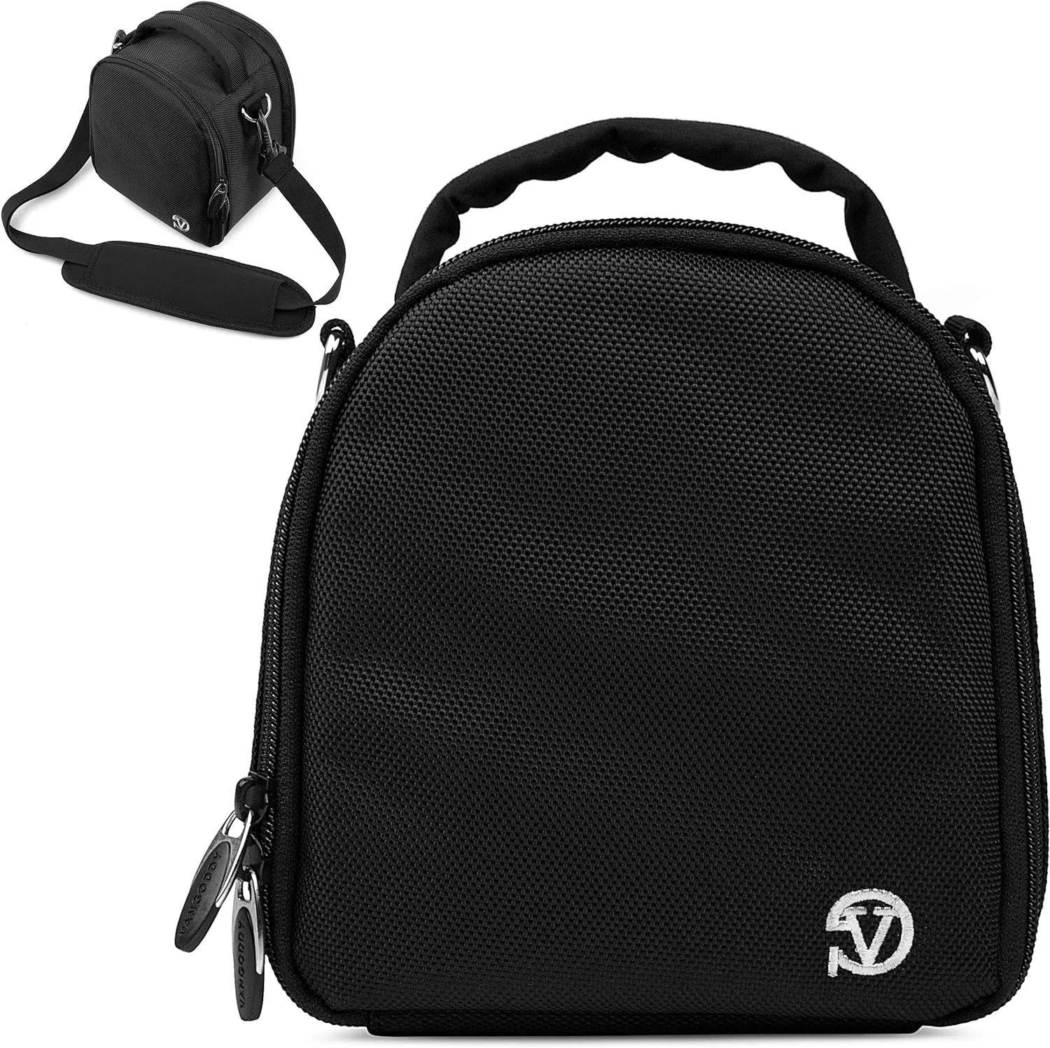 VanGoddy Laurel Onyx Black Carrying Case Bag for Sony Cyber-Shot, Alpha, E-Mount, A-Mount Series Camera's