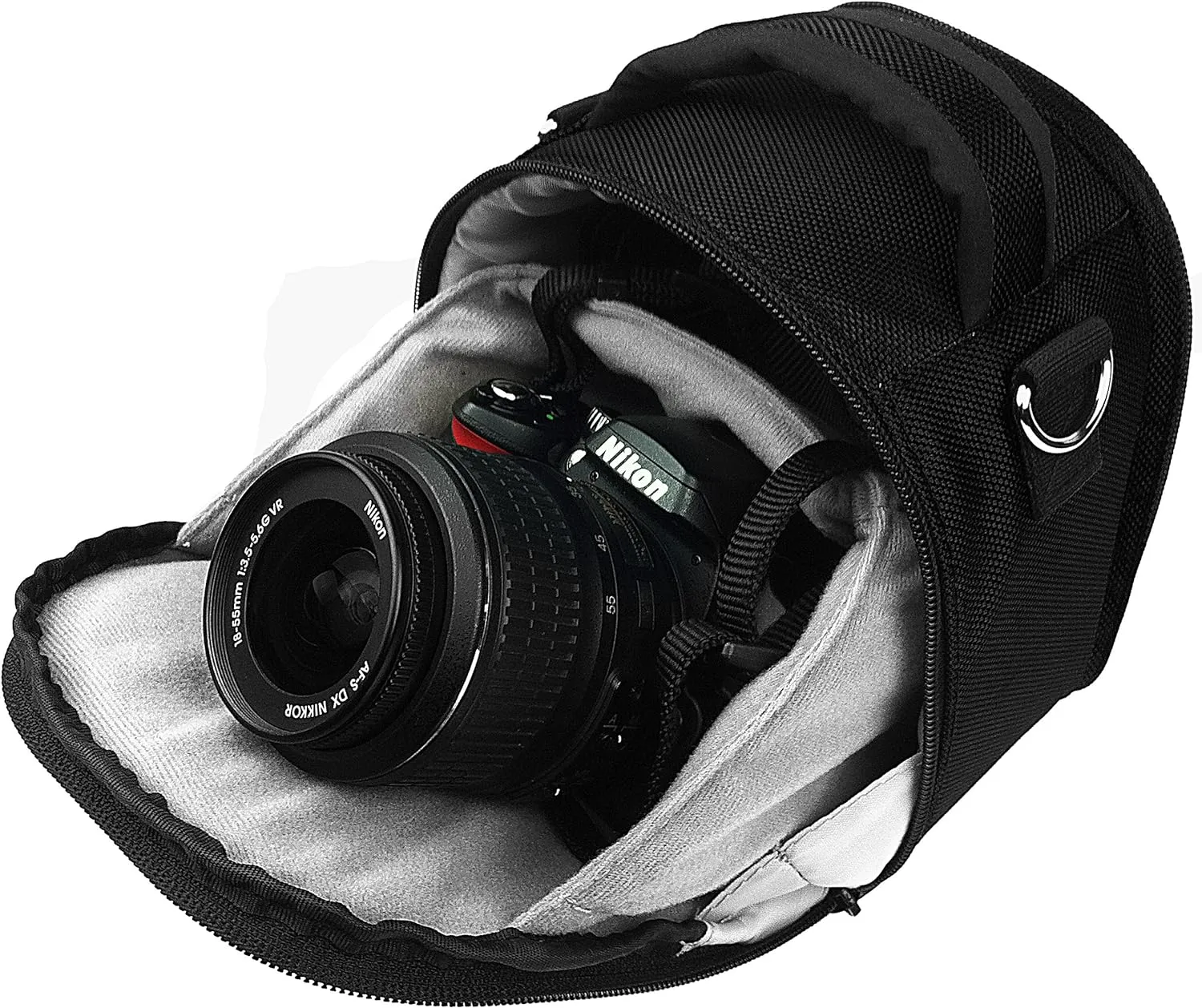 VanGoddy Laurel Onyx Black Carrying Case Bag for Sony Cyber-Shot, Alpha, E-Mount, A-Mount Series Camera's