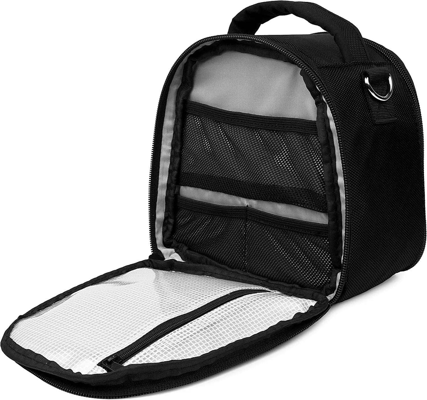VanGoddy Laurel Onyx Black Carrying Case Bag for Sony Cyber-Shot, Alpha, E-Mount, A-Mount Series Camera's