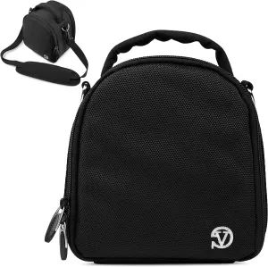 VanGoddy Laurel Onyx Black Carrying Case Bag for Sony Cyber-Shot, Alpha, E-Mount, A-Mount Series Camera's