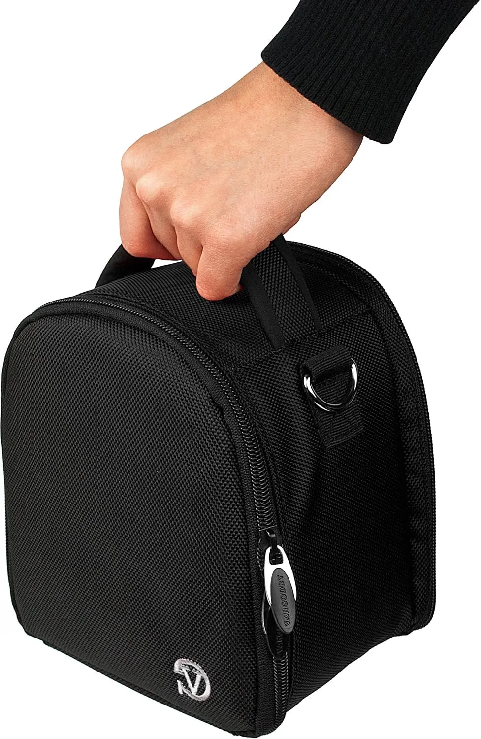 VanGoddy Laurel Onyx Black Carrying Case Bag for Sony Cyber-Shot, Alpha, E-Mount, A-Mount Series Camera's
