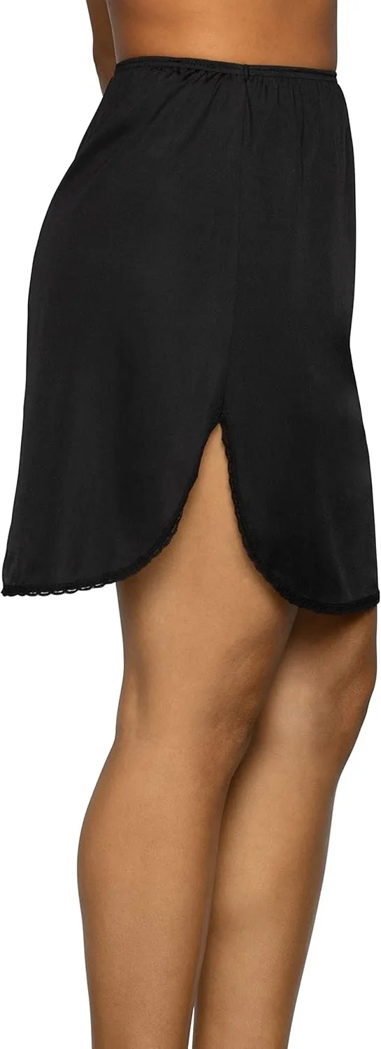 Vanity Fair Women's Anti-Static Nylon Half Slip for Under Dresses, Available up to size 3XL
