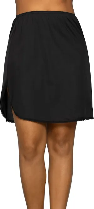 Vanity Fair Women's Anti-Static Nylon Half Slip for Under Dresses, Available up to size 3XL