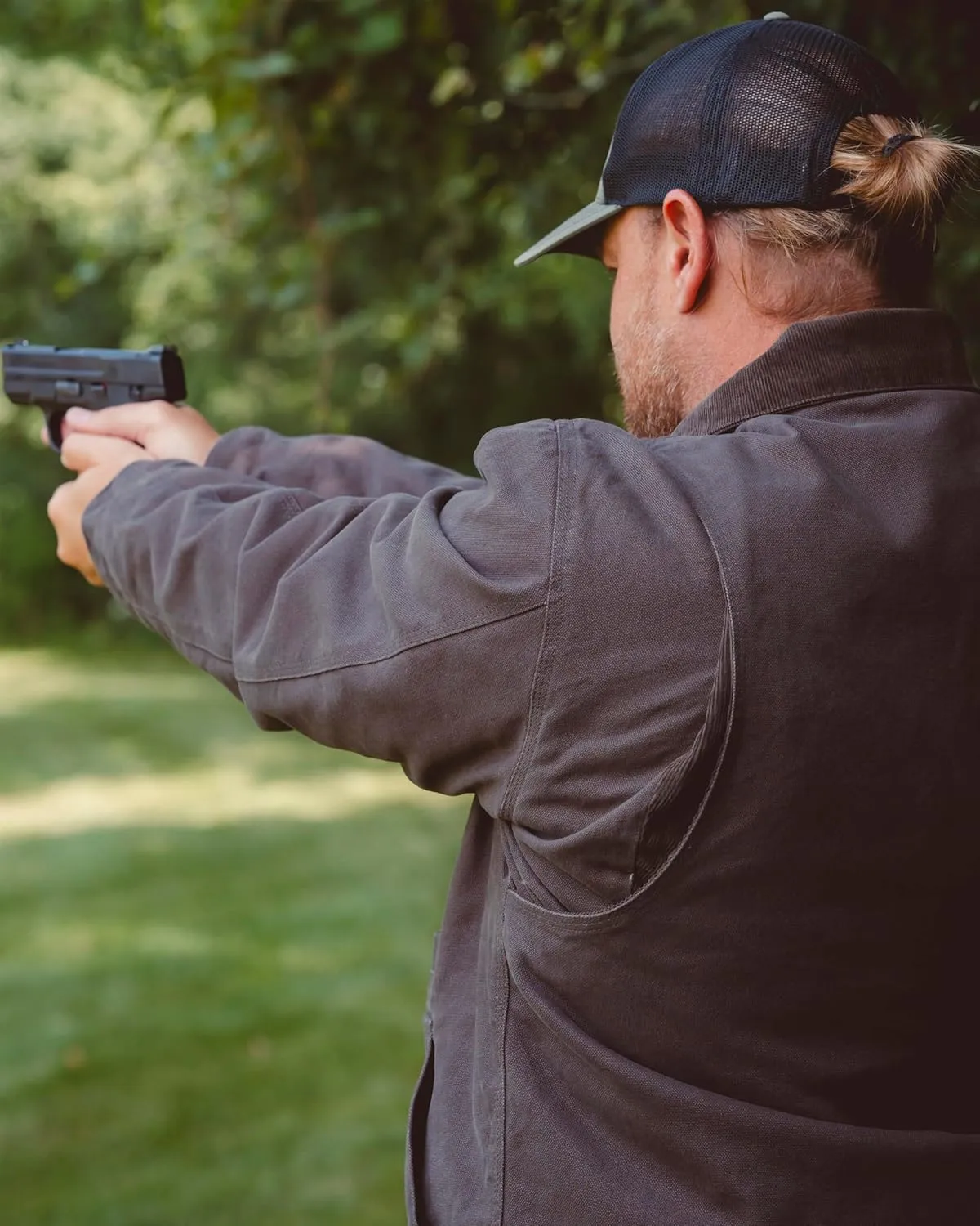 Venado Concealed Carry Jacket for Men - Heavy Duty Canvas - Conceal Carry Pockets