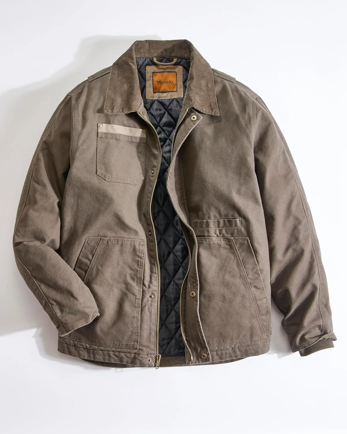 Venado Concealed Carry Jacket for Men - Heavy Duty Canvas - Conceal Carry Pockets