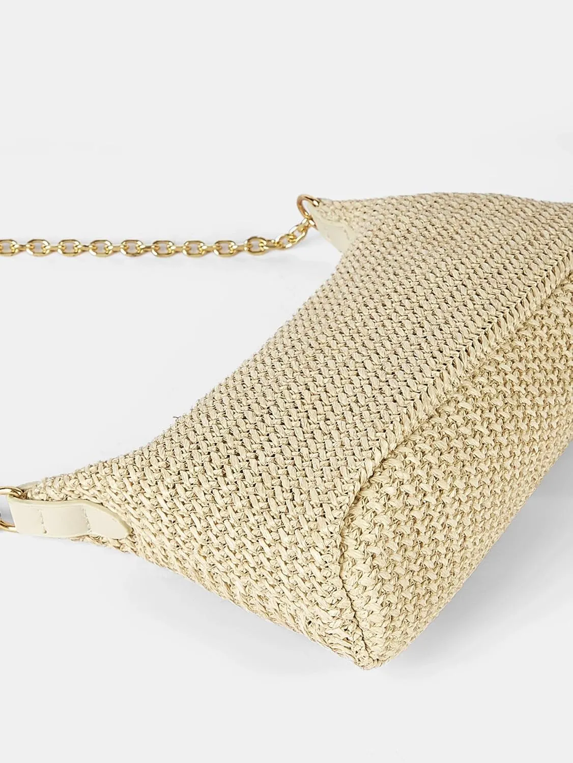Verdusa Women's Straw Woven Shoulder Bag Tote Handbag Summer Beach Purse